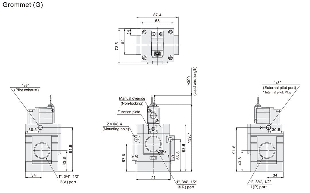 пневматический клапан