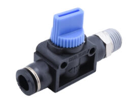 Фитинг прямой с наружной резьбой с краном