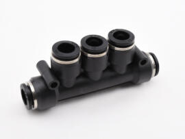 Цанговый фитинг-разветвитель 5 выходов