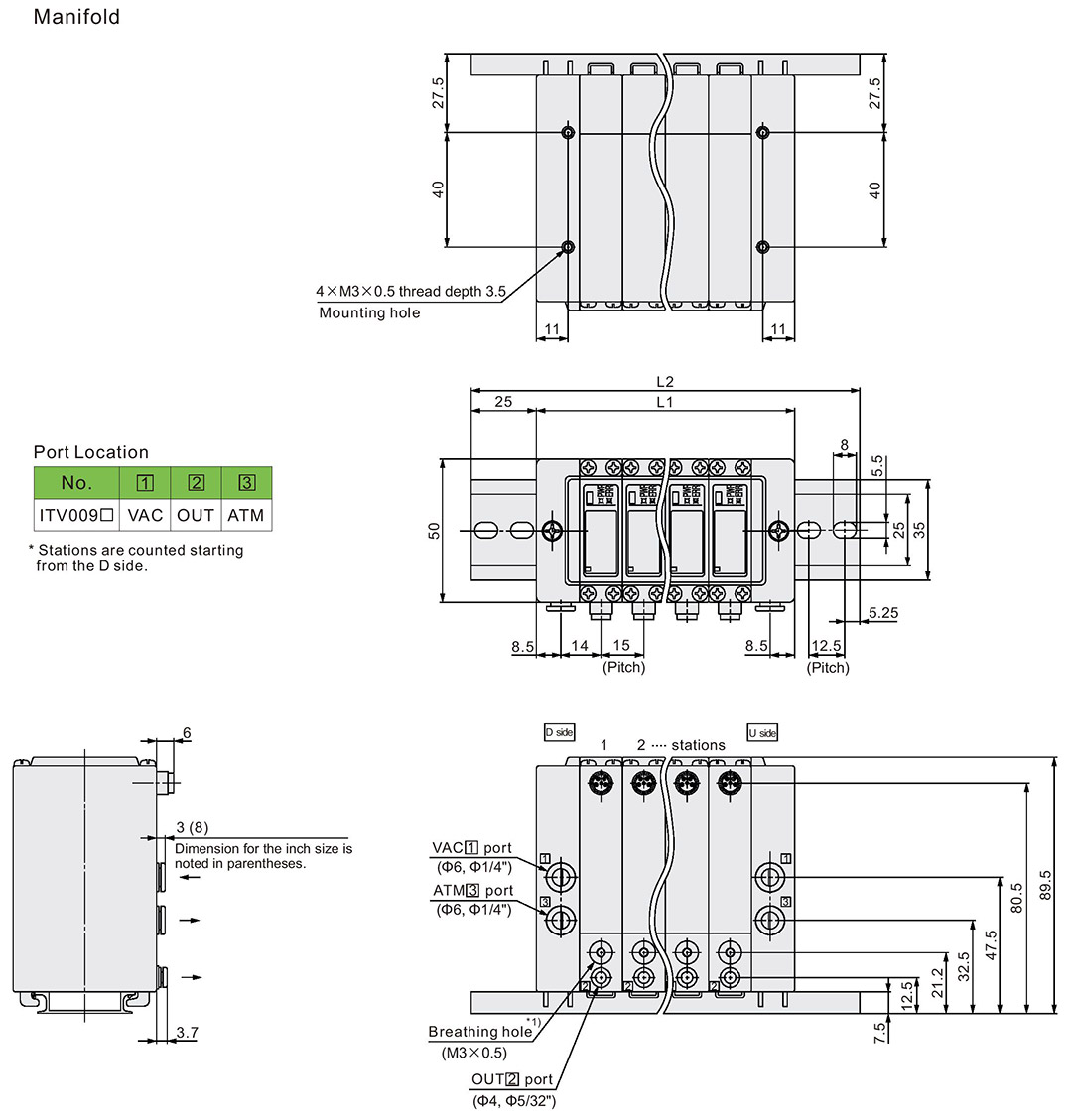 Компактный электропневматический преобразователь