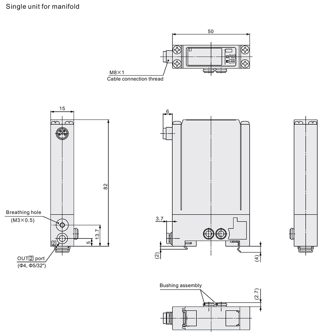 Компактный электропневматический преобразователь