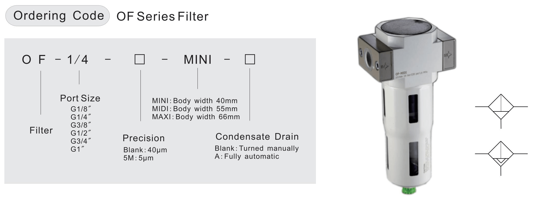 Фильтры Пневматические 