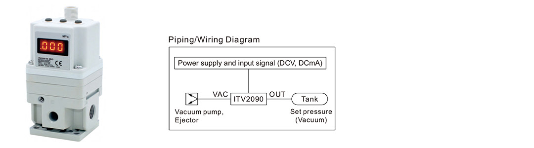 Электропневматический вакуумный преобразователь