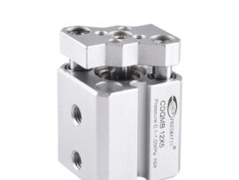 Компактный цилиндр с направляющими