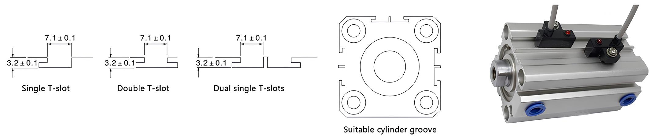 Купить герконовые датчики пневмоцилиндра