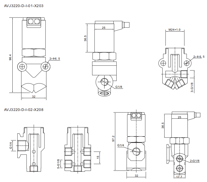 2/2 высокочастотный электромагнитный клапан