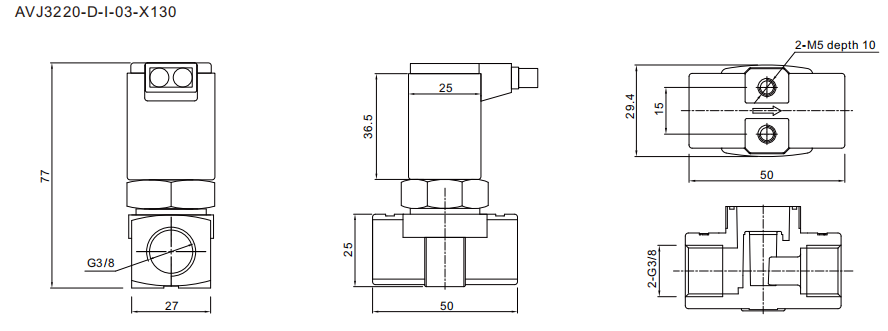 Высокочастотный клапан серии AVJ