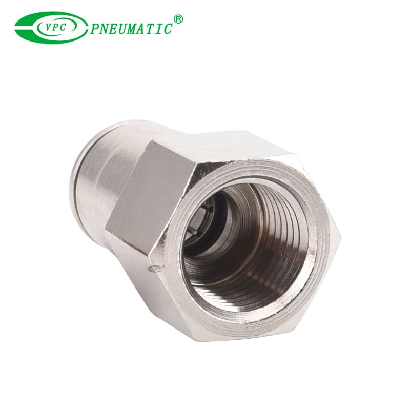VCF pneumatic straight fitting Фитинг прямой с внутренней резьбой