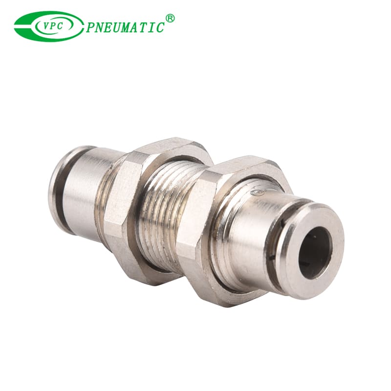 VM pneumatic bulkhead fittings пневматический фитинг высокого давления